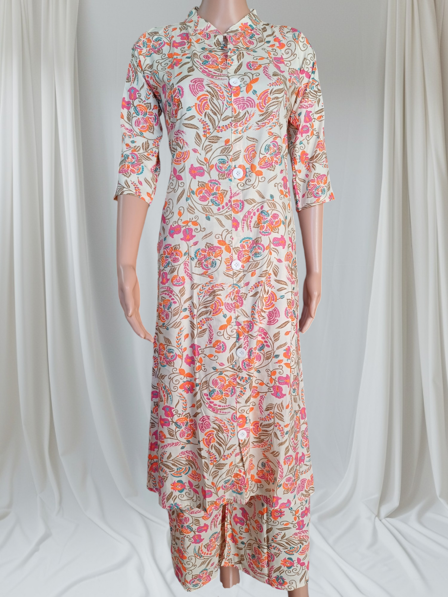 Blooming Beauty - Floral Printed Cord Set