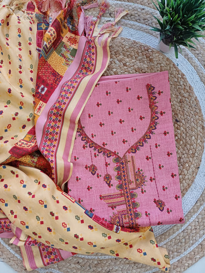 Royal Kashmir - Embroidered Dress Material