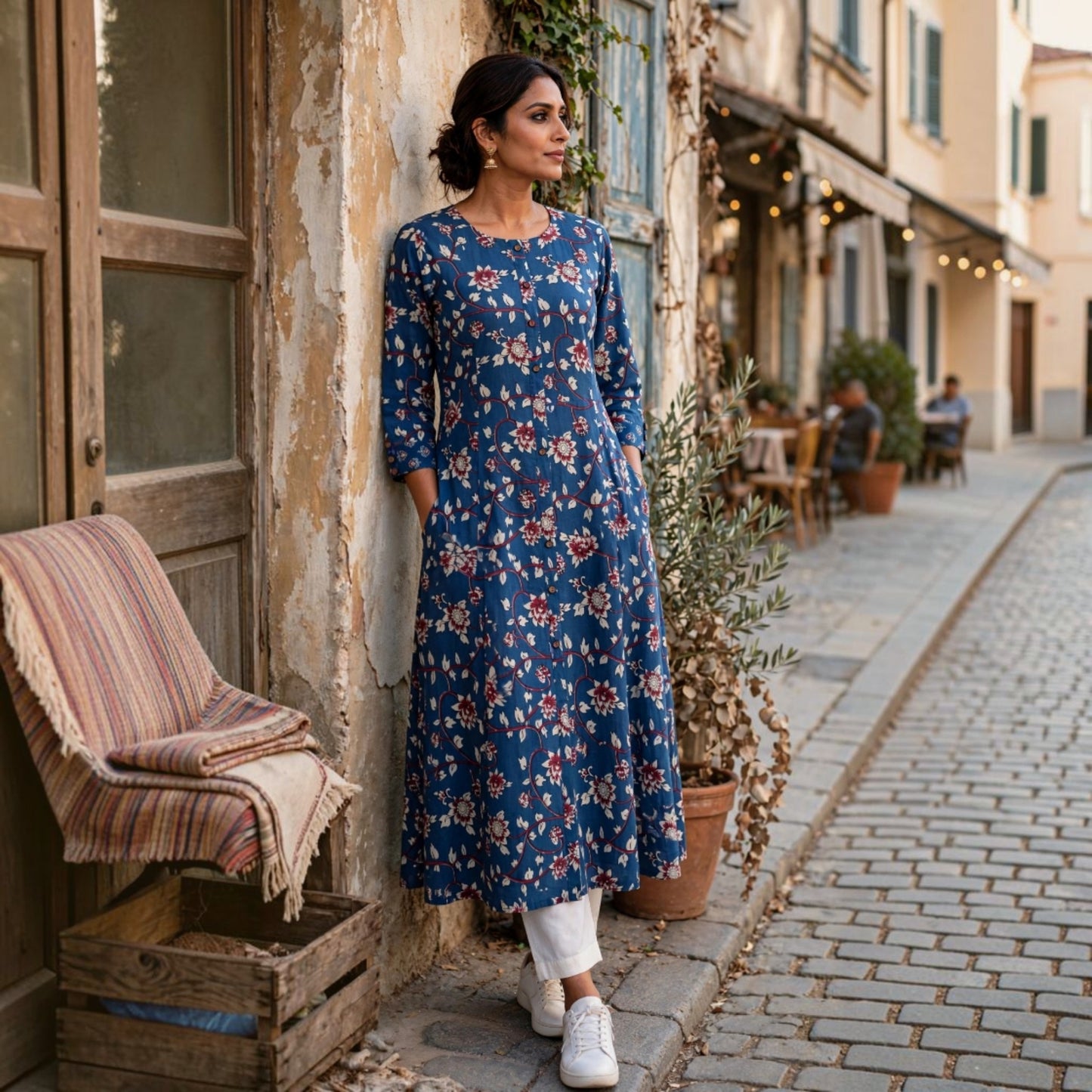 Sanganeri Neel Kurta.
