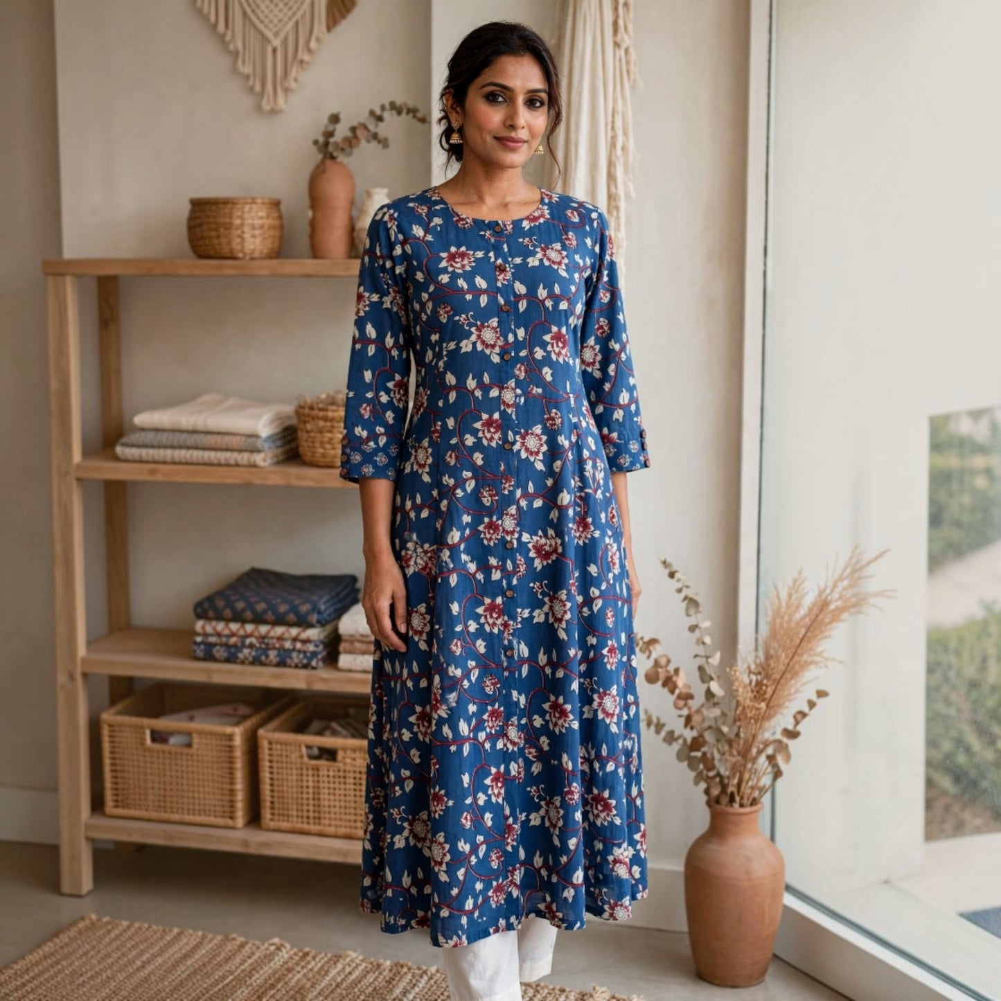 Sanganeri Neel Kurta.