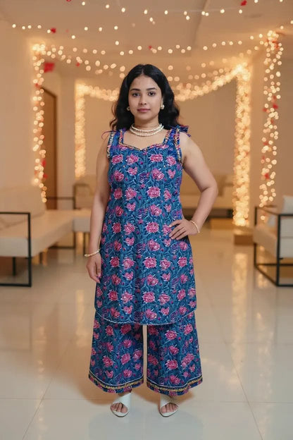 * Floral Fusion Kurta Set